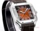 Swiss Grade Copy Cartier Santos de Cartier 35.1 Lady THB Miyota-9015 Brown Ombre Dial (9)_th.jpg